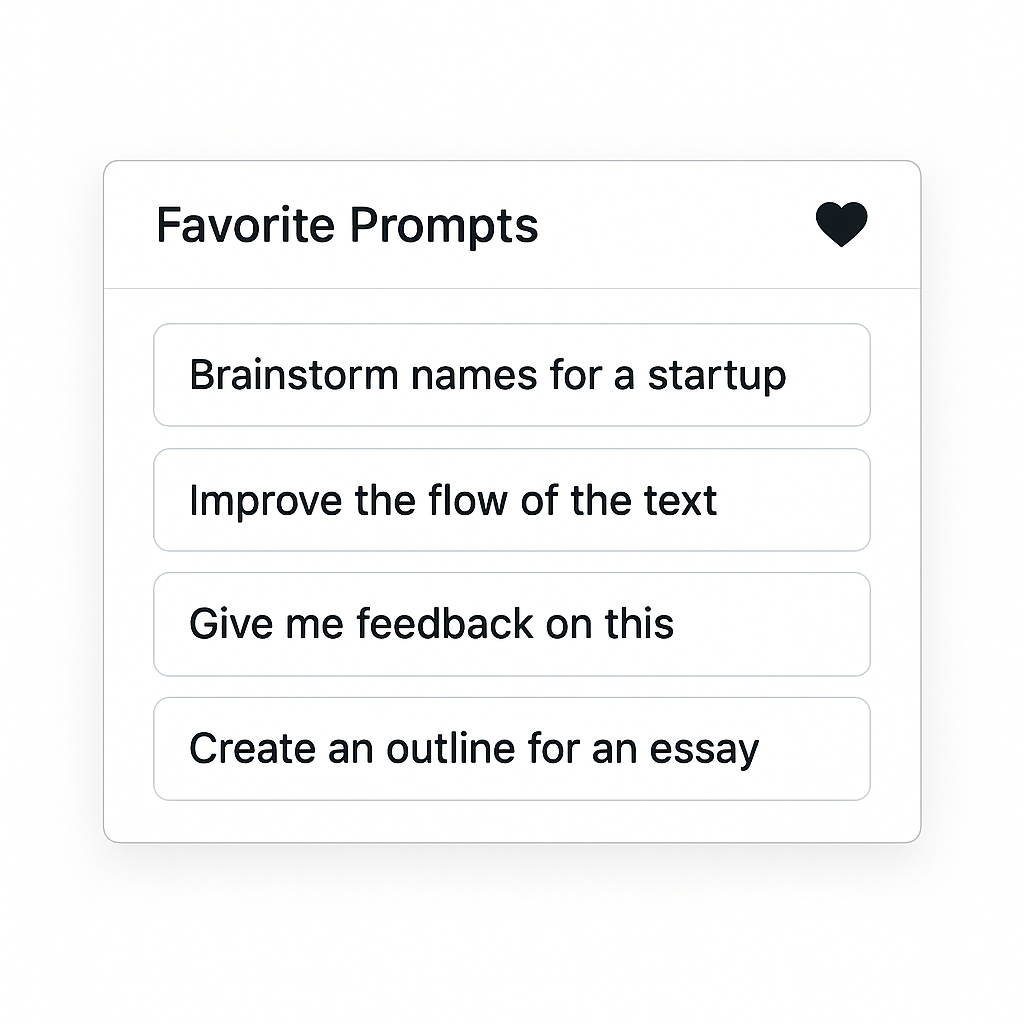 Favorite Prompts